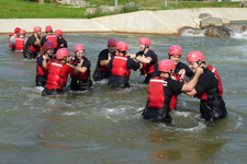 Swift water rescue training at the U.S. National White Water Center