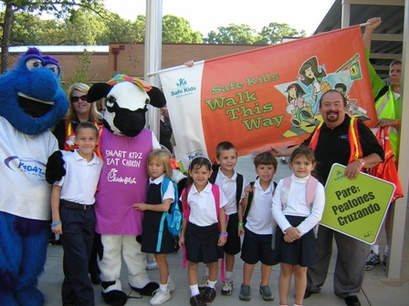 Carolinas Center for Injury Prevention Safe Kids Walk This Way picture