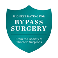 Highest rating for bypass surgery from the society of thoracic surgeons.