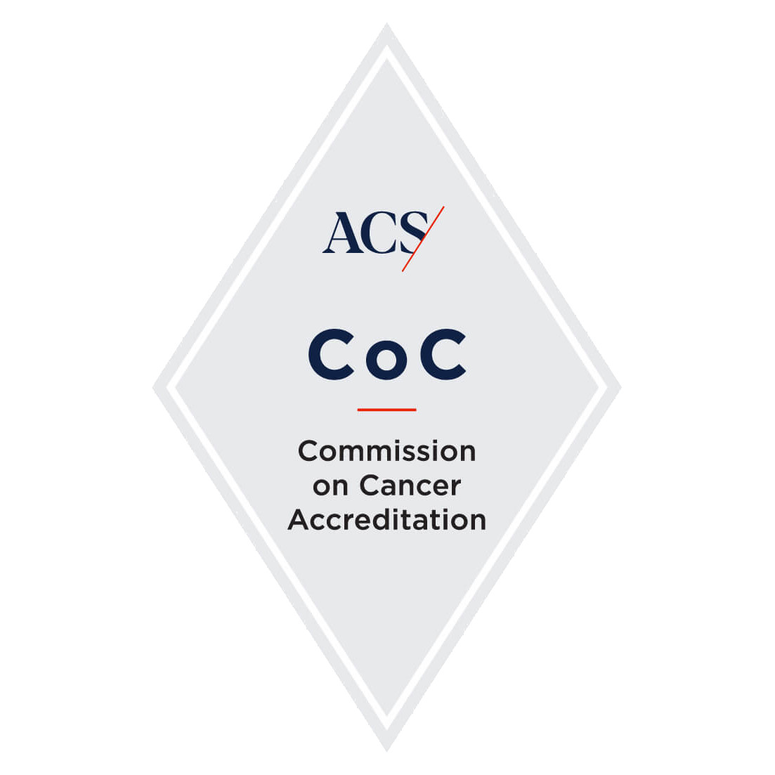 ACS - CoC - Commission on Cancer Accreditation.