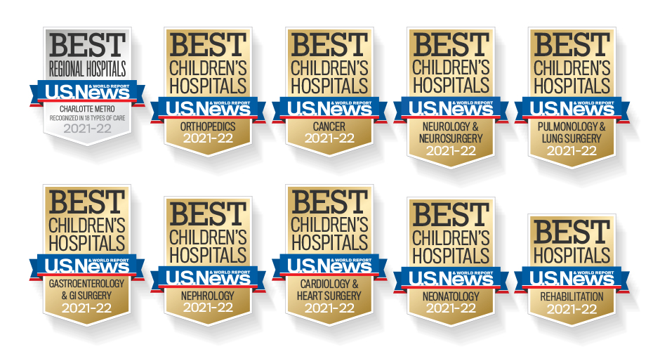 Atrium Health Best Children's Hospitals Awards