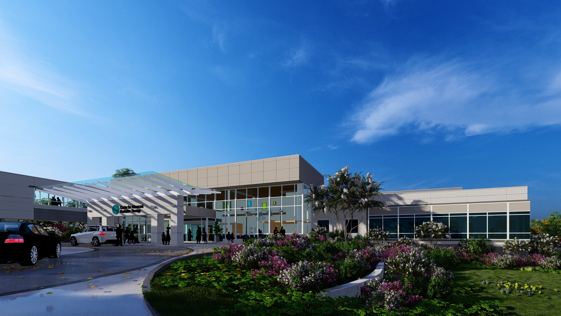 Proton entrance rendering