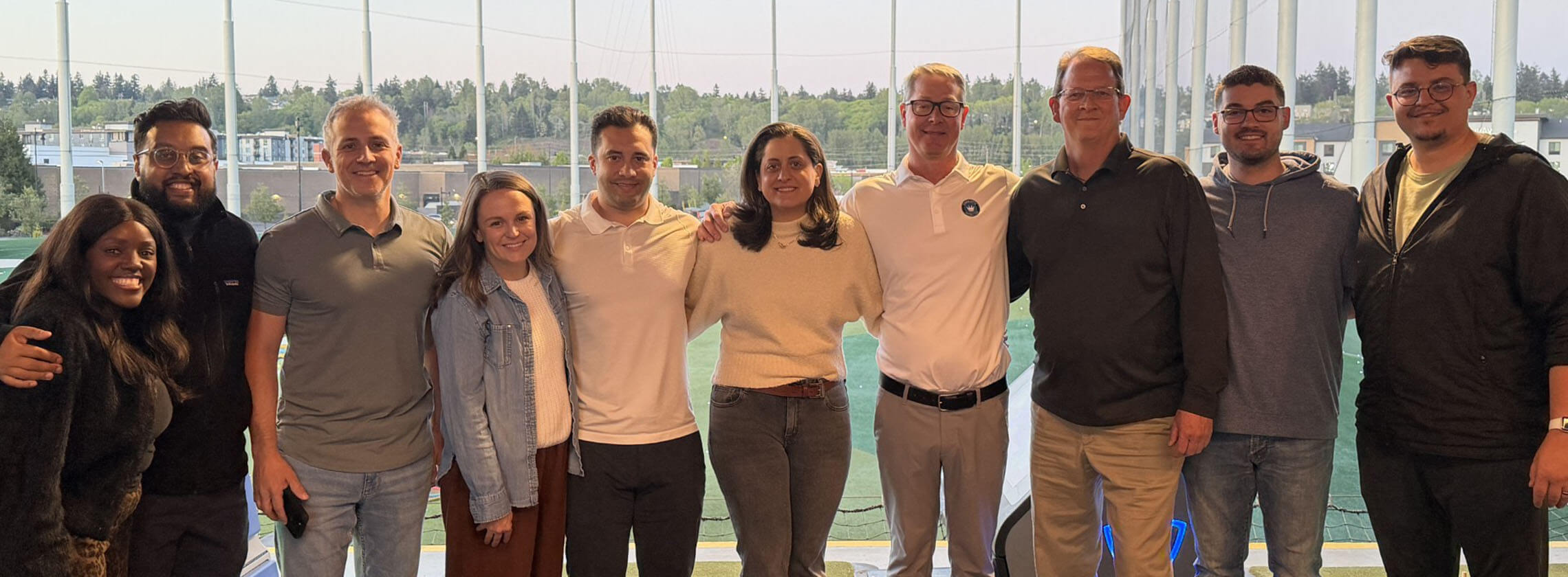 Cabarrus Sports Medicine fellows smiling and standing together for a photo.
