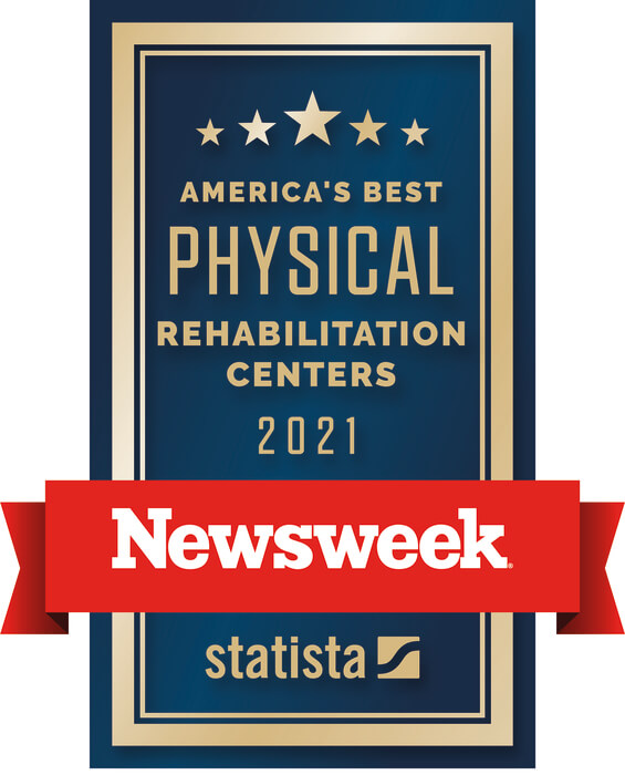 America's Best Physical Rehabilitation Centers 2021 NewsWeek Badge