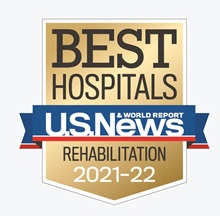 Best Hospitals US News Rehab Badge 2021-2022