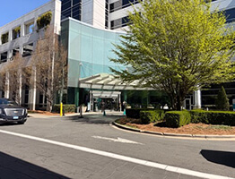 The entrance to Atrium Health Levine Cancer Institute Orthopedic Oncology.