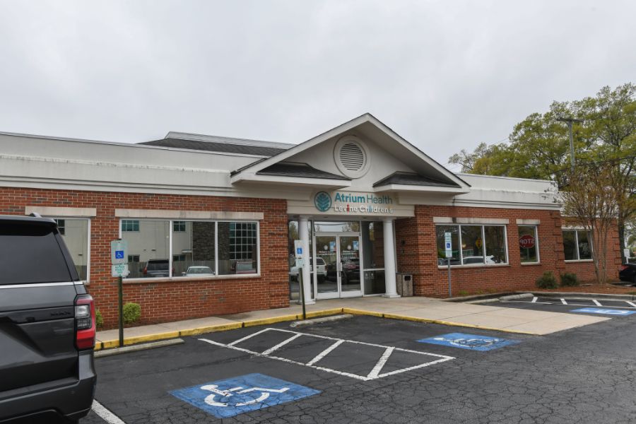 Exterior of Atrium Health Levine Children's Cabarrus Pediatrics.