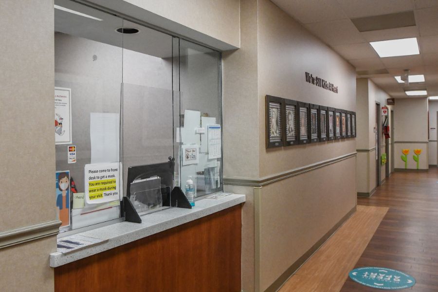 Separate checkout when at Atrium Health Levine Children's Cabarrus Pediatrics.