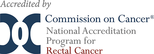 Accredited by Commission on Cancer National Accreditation Program for Rectal Cancer.  