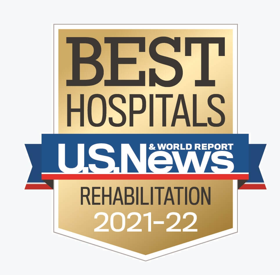 USNWR rehabilitation badge