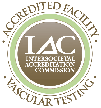Intersocietal Accreditation Commission Accredited Facility - Vascular Testing.