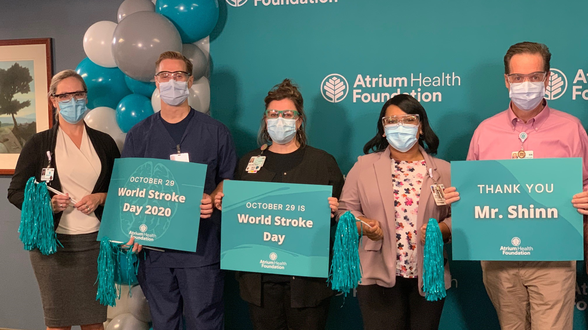 In conjunction with World Stroke Day, Atrium Health Foundation today announced a transformational gift from George Shinn in support of Atrium Health’s regional stroke network. In recognition of the $7.5 million gift, Atrium Health will name its stroke center in honor of George Shinn. 