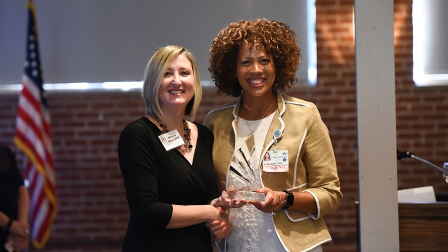 Alisahah Cole, MD, chief community impact officer at Atrium Health, has been honored with Public Relation Society of America's Charlotte chapter Pegasus Award.