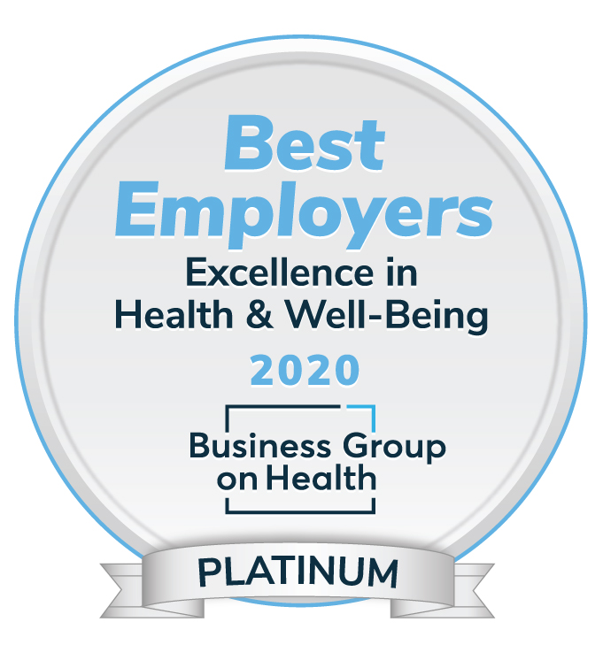 Best Employers: Excellence in Health & Well-Being Platinum Award