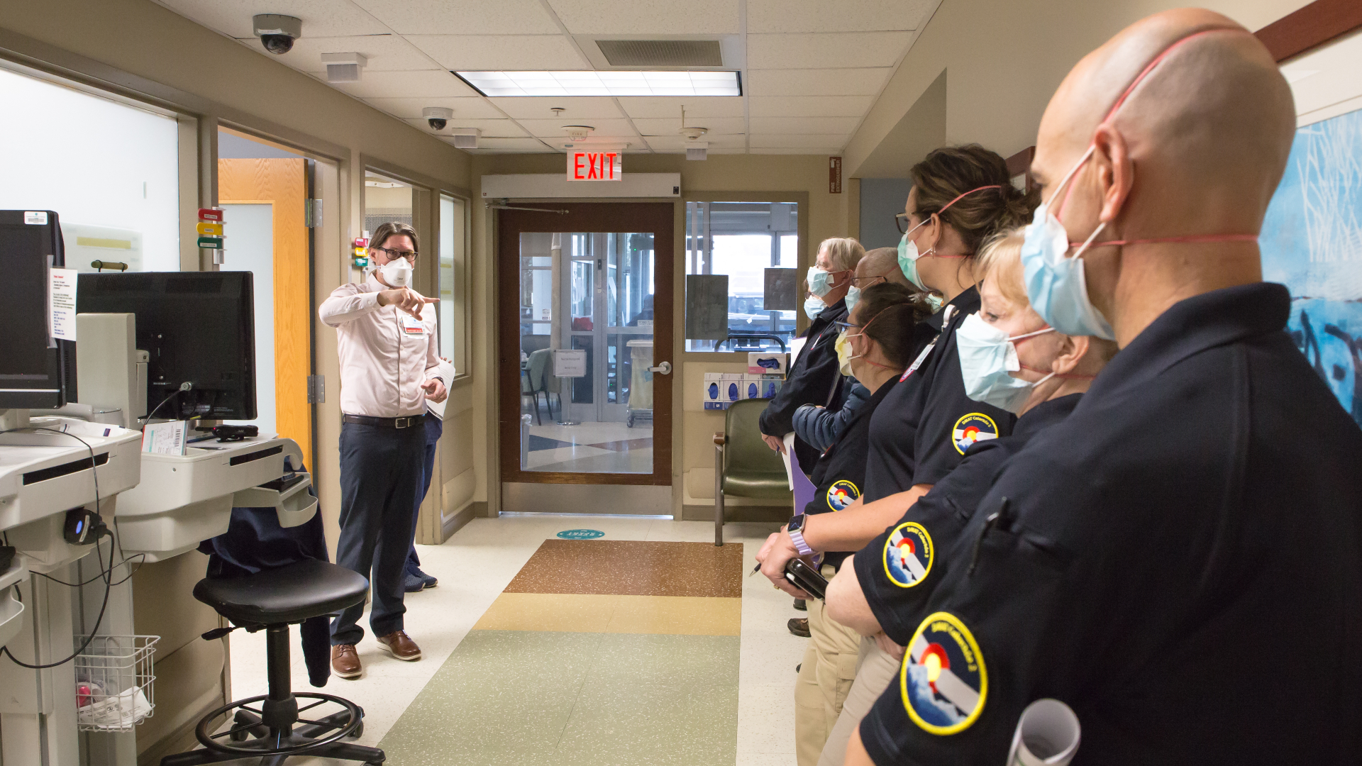 Members of the National Disaster Medical System (NDMS) report for duty to provide short-term surge support for teammates at Atrium Health Pineville.