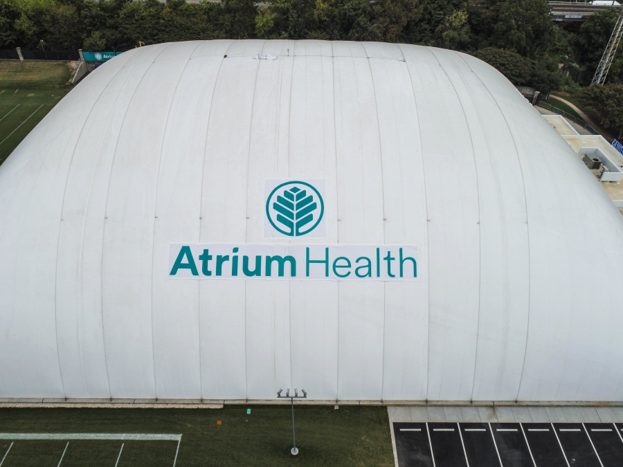 Partnership between Panthers and Atrium Health includes the team’s new practice facility, the Atrium Health Dome.