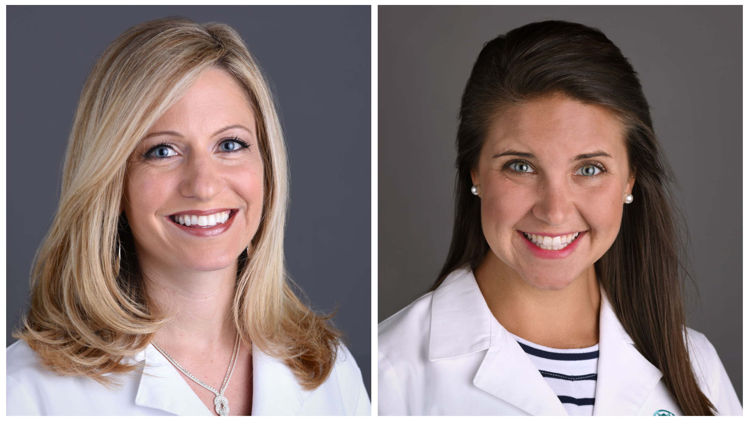 Dr. Stephanie Taylor, Adult Medical Specialties and Melissa Ricker, Center for Advanced Practice