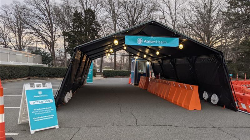 Atrium Health vaccine drive-thru