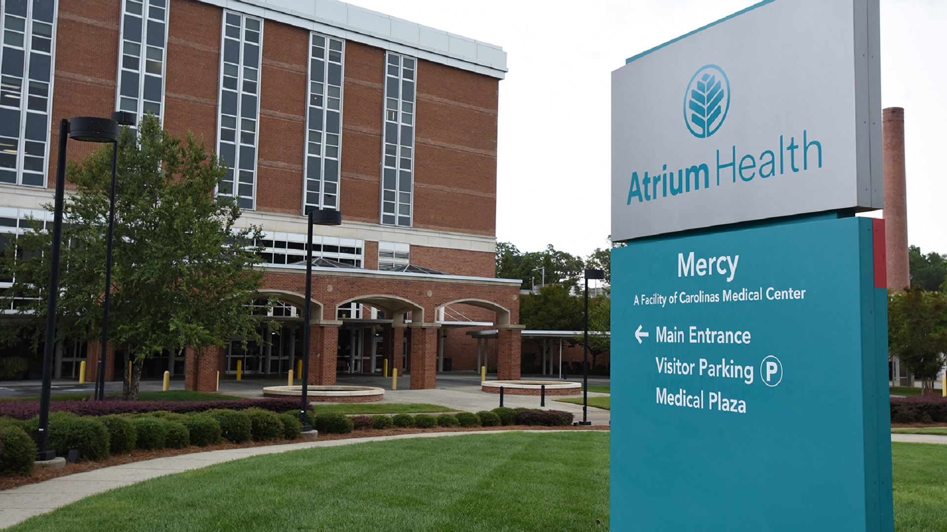 Atrium Health Mercy exterior view of facility