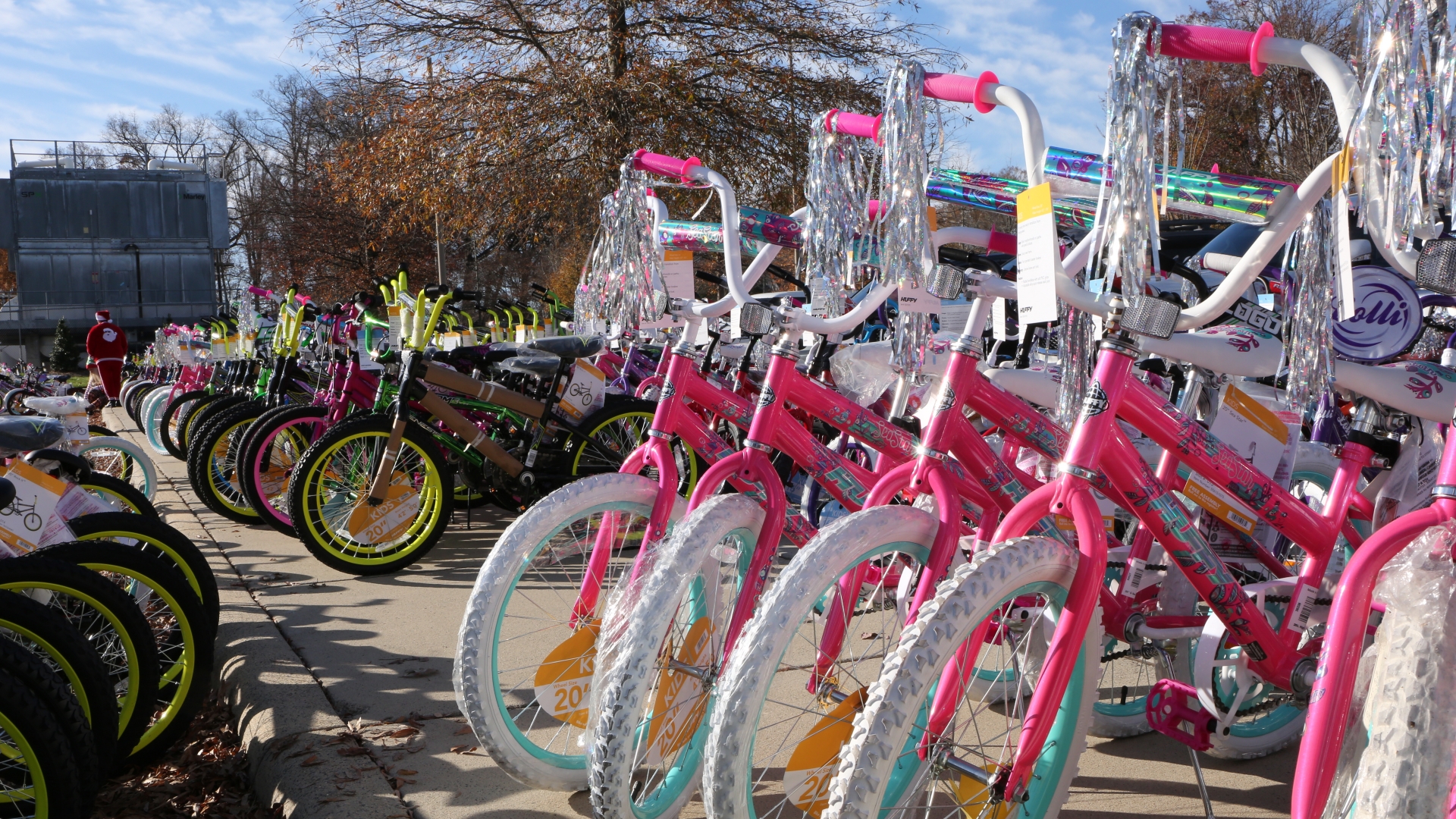 Each year, teammates at Atrium Health Union pull together to help less fortunate kids in Union County by donating bikes to the Union County Christmas Bureau. What began with around 50 bikes several years ago has grown into an outpouring of generosity that netted more than 500 bikes this year. 