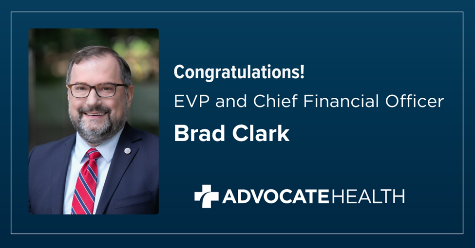 Brad Clark, Advocate Health executive vice president and chief financial officer