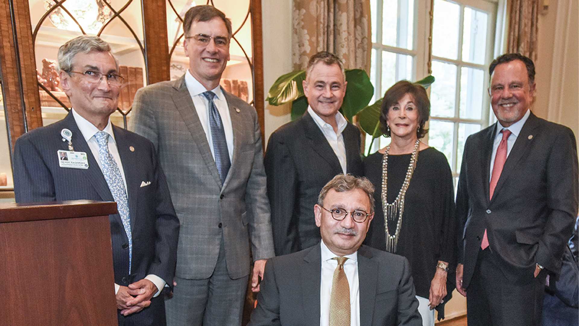 Dr. Asim Amin, director of immunotherapy at Levine Cancer Institute, is the first recipient of the chair. He was honored at a private investiture ceremony.