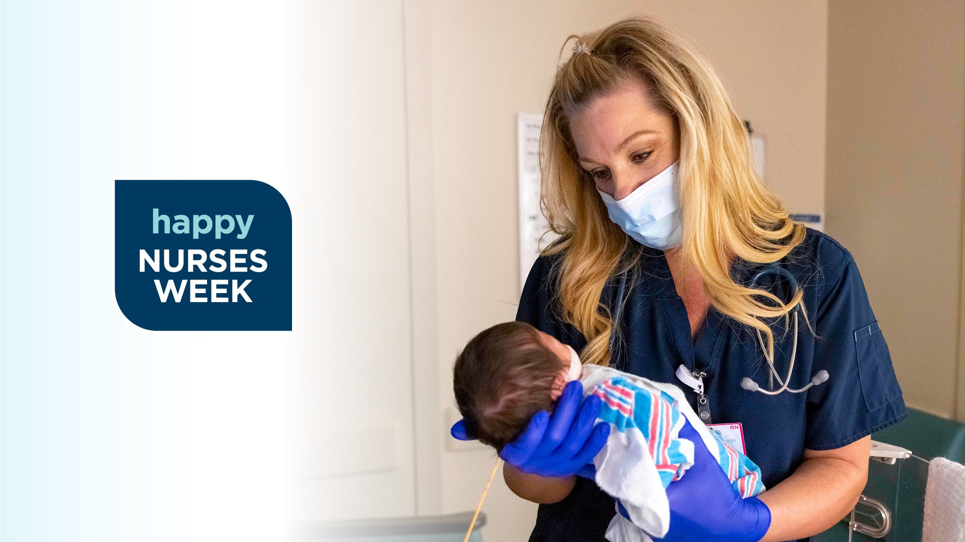 Nurses Week a nurse is holding a baby