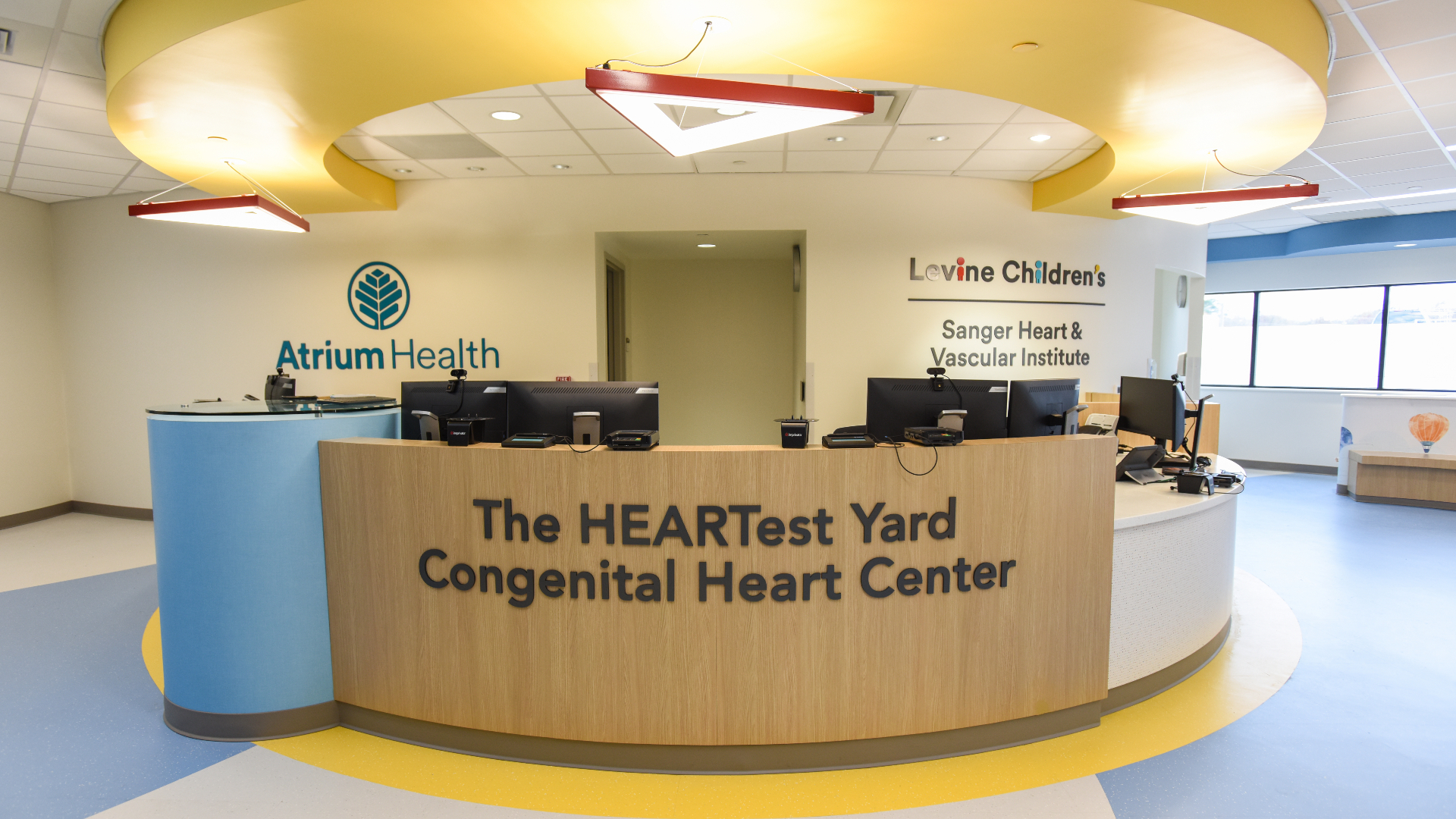 Atrium Health Levine Children’s announces the grand opening of a next-generation pediatric cardiovascular and congenital heart outpatient clinic – The HEARTest Yard Congenital Heart Center at Levine Children’s – to support enhanced treatment and resources for pediatric patients with congenital heart disease and provide them with comprehensive cardiac care to help reach their fullest potential.