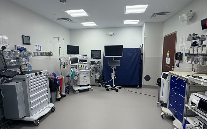 Medical room.