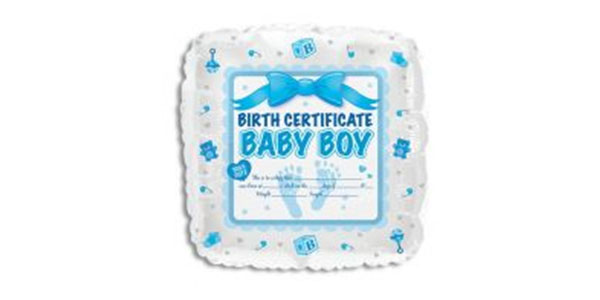baby boy balloon
