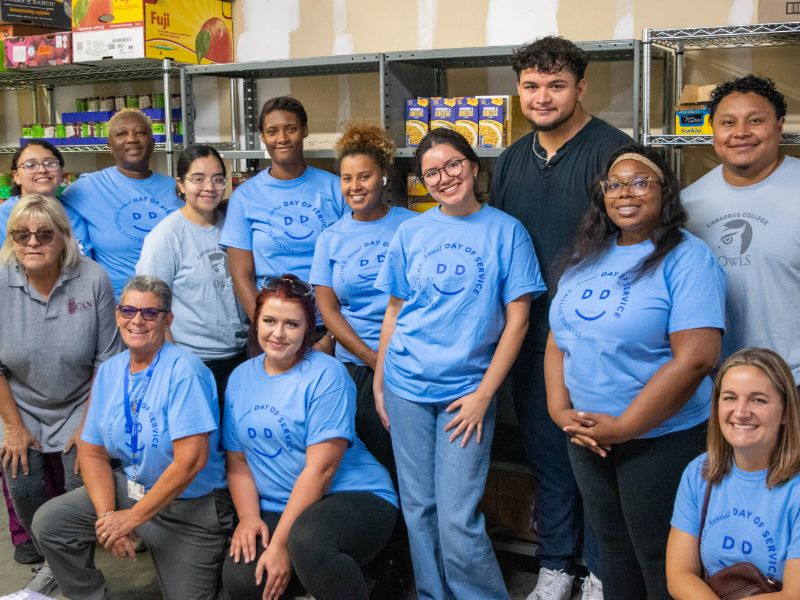 Cabarrus College Students Faculty and Staff Give Back
