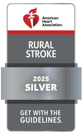 American Heart Association's Get with the Guidelines Silver Badge.