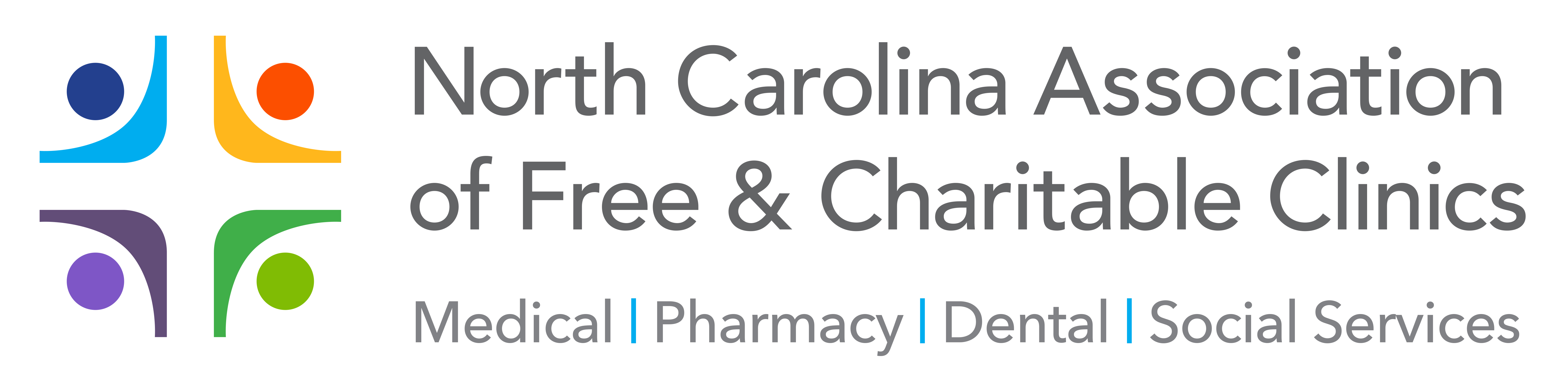 Logo for the North Carolina Association of Free and Charitable Clinics. 