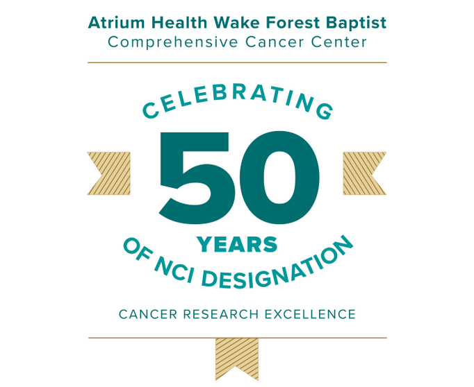 Celebrating 40 years of NCI designation graphic