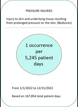 Safety measure of pressure ulcer events. 
