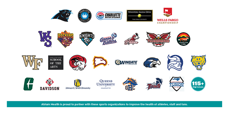 Sports partners logos.