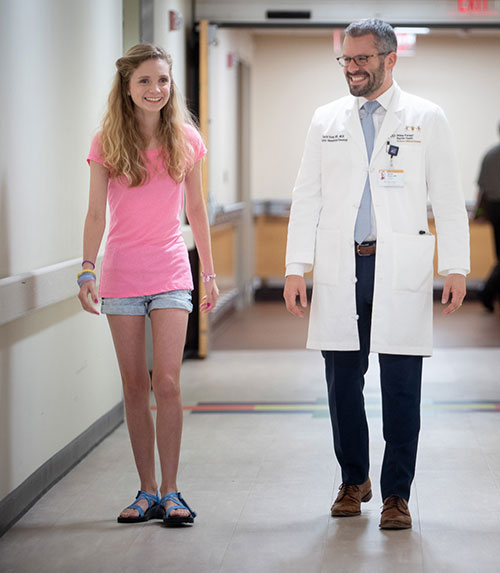 Dr. Kram with Patient