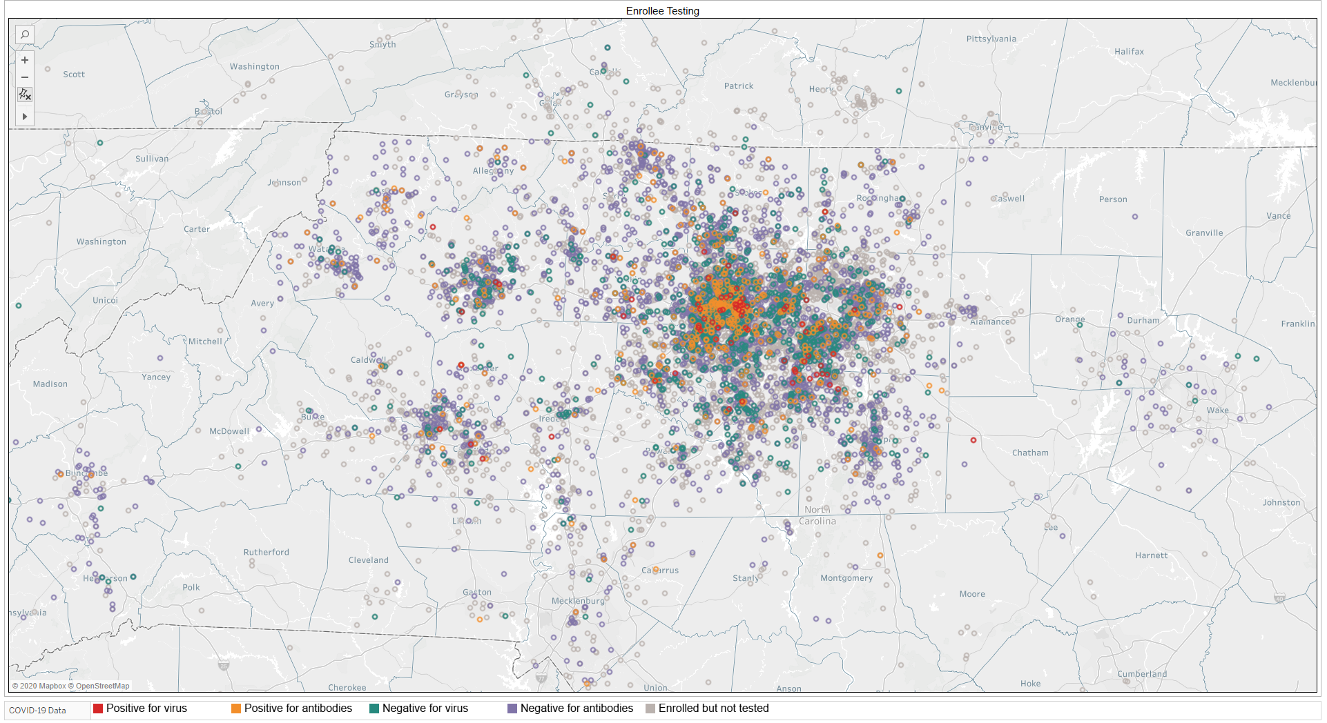 Participants Pinmap