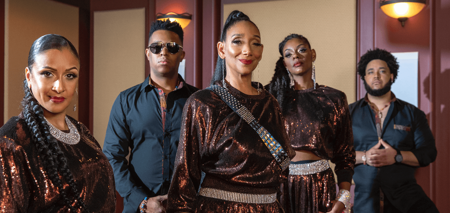 Members of the band "Sister Sledge".