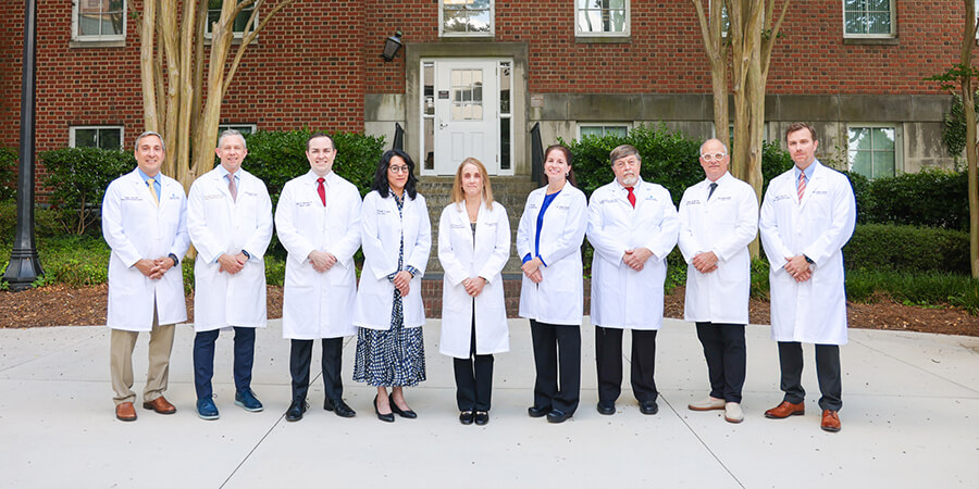 A group photo of different Plastic and Reconstructive Surgery providers.