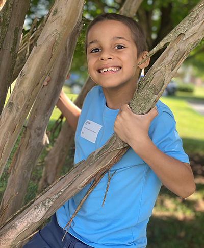 Seven-year-old Adrian Coker is in his second year of treatment for rhabdomyosarcoma.