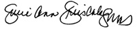 Julie Freischlag signature