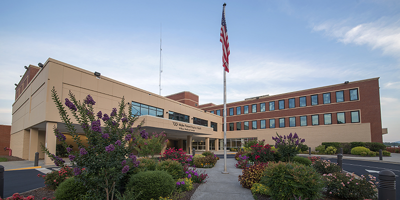 exterior of Wilkes Medical Center