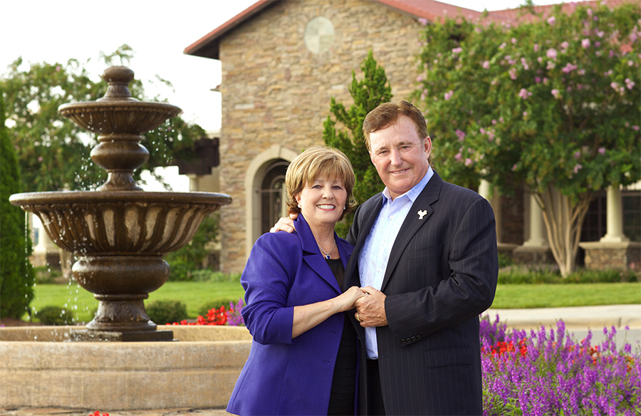 Richard and Judy Childress at Childress Vineyards