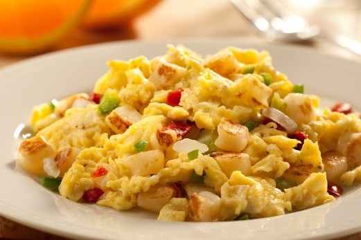 Potato Egg Scramble