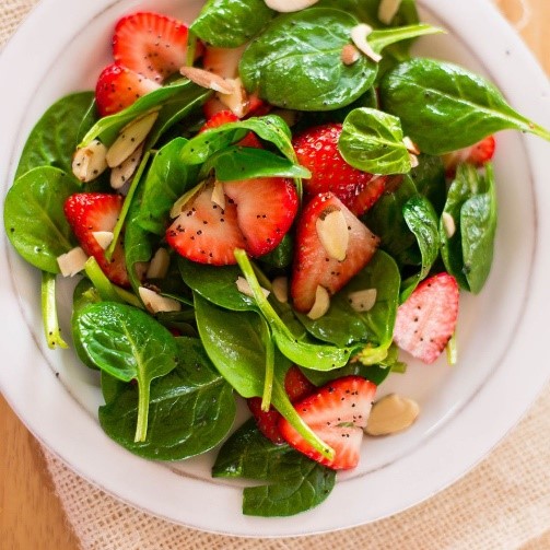 Strawberry Spinach Salad