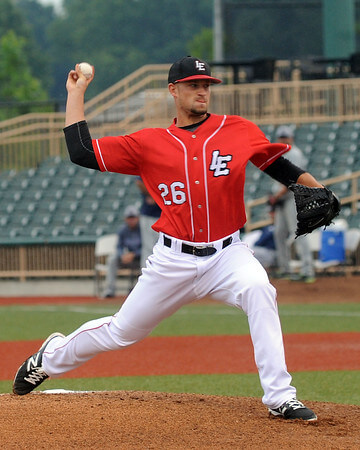 Rob Blanc pitching