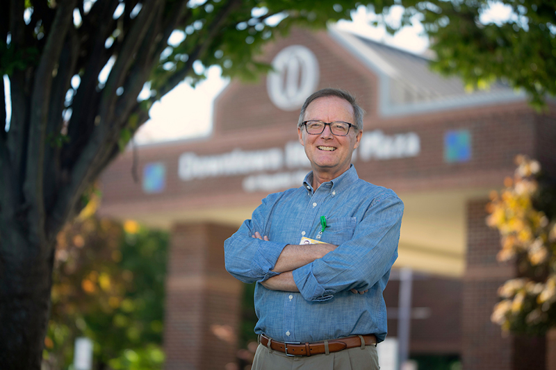 Robert Jones, PhD, is director of the Downtown Health Plaza.