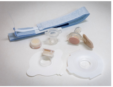 Laryngectomy tools for after care. 