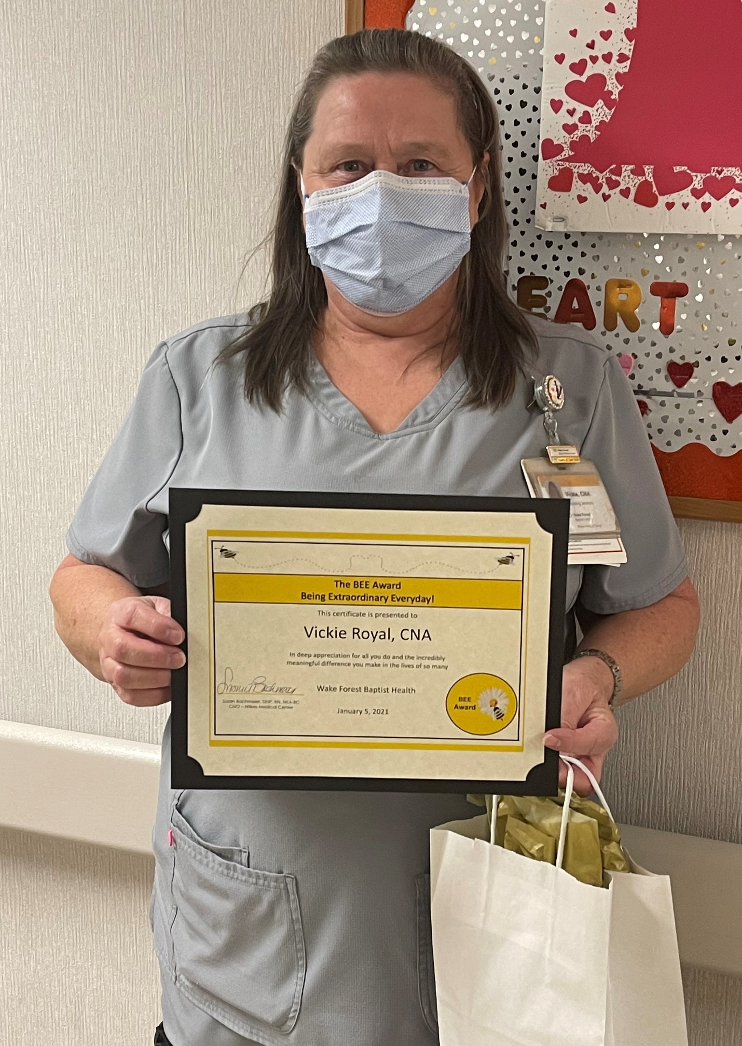 Wilkes Medical Center Announces BEE Award Recipient